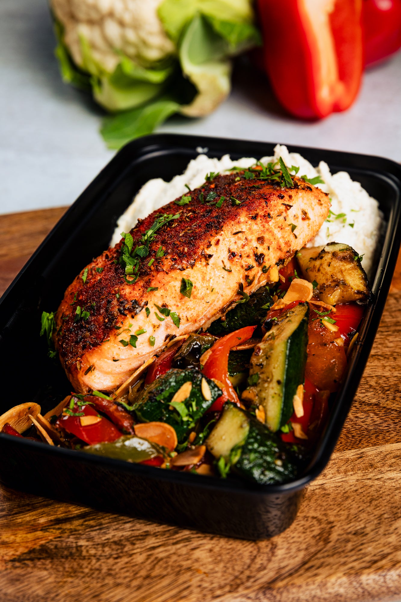 Salmon w/Cauliflower Mashed