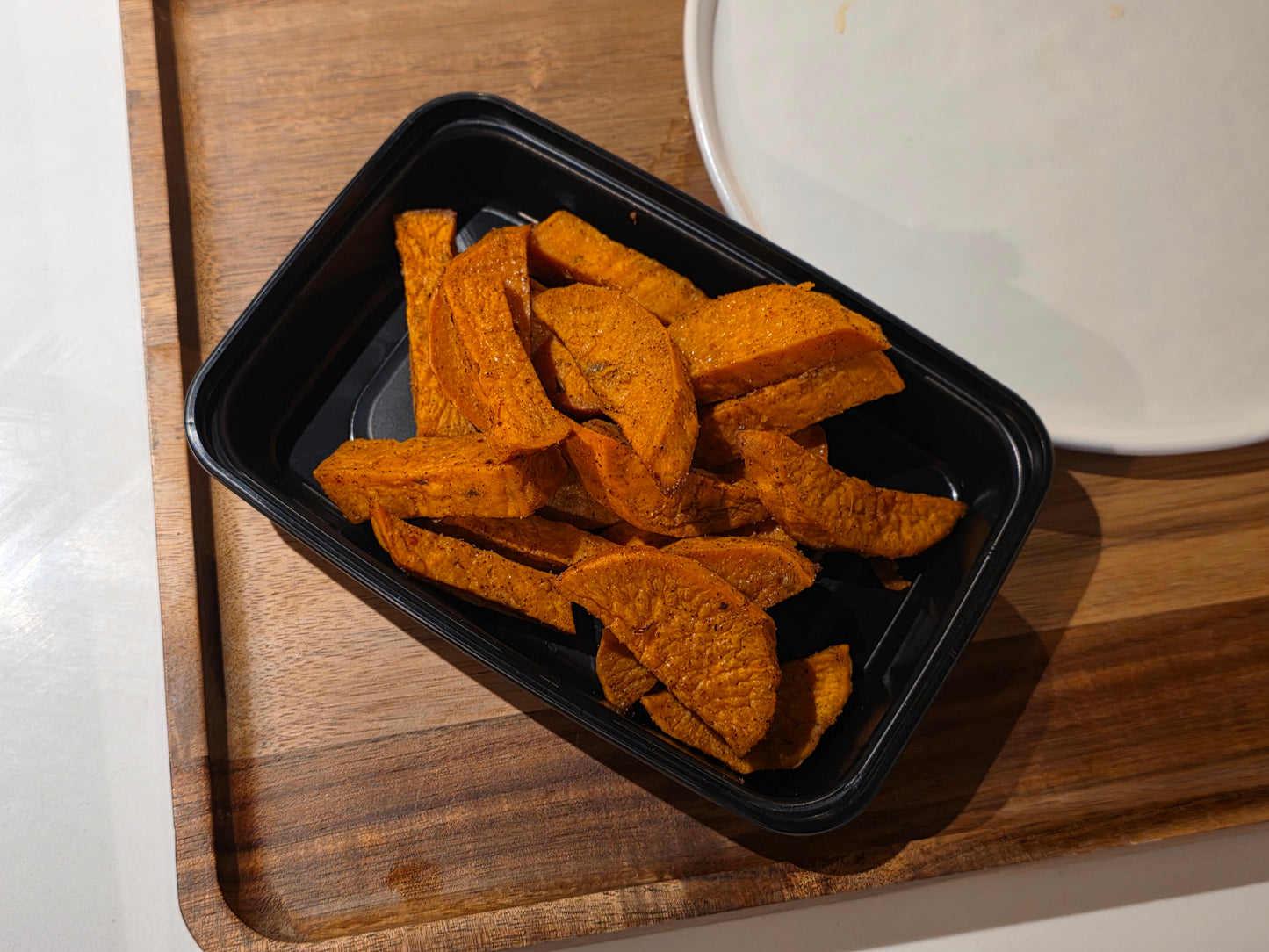 Side Of Maple Roasted Sweet Potatoes