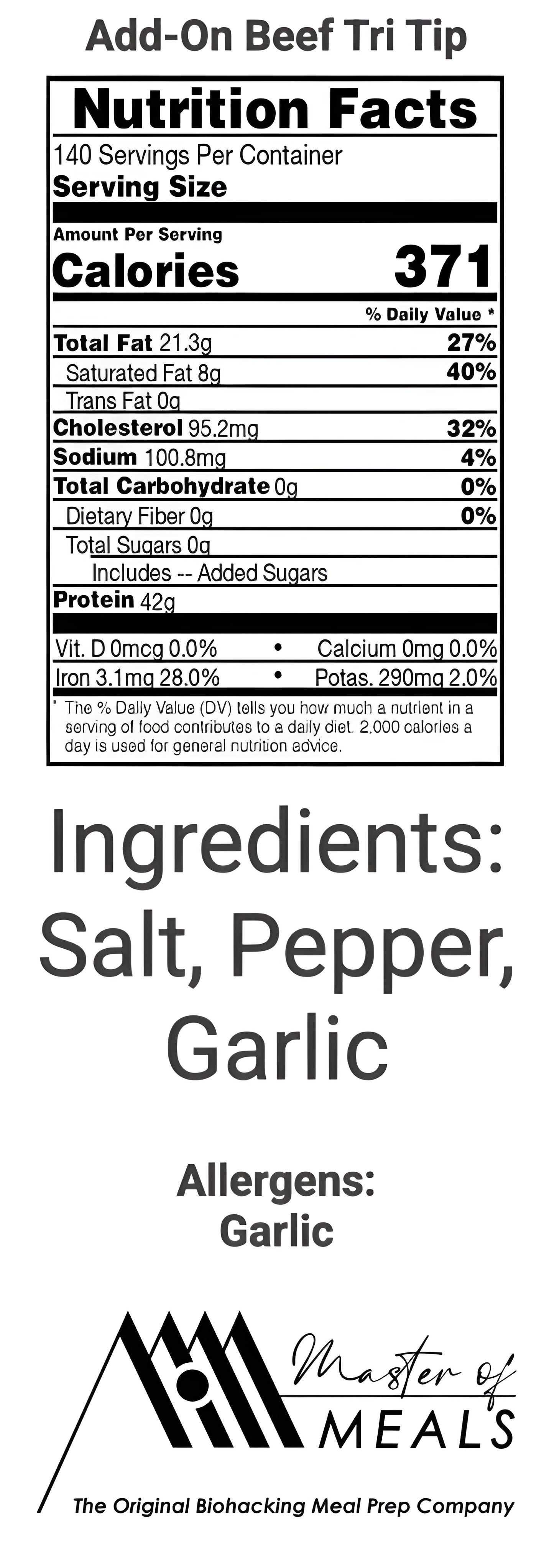 Add-On Tri-Tip (5oz)