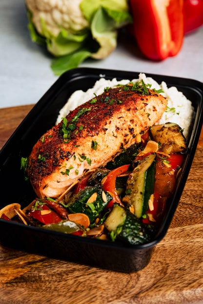 Salmon w/Cauliflower Mashed