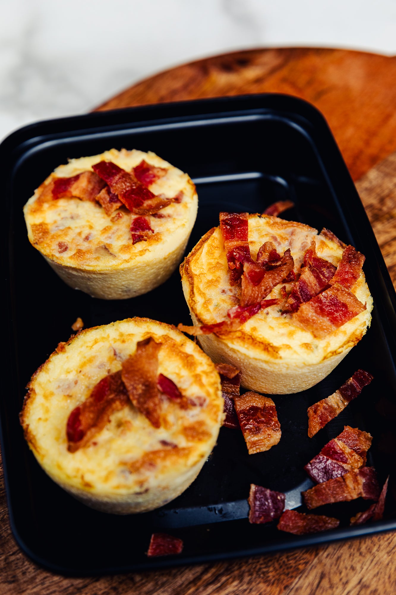 Egg, Bacon & Potato Bites