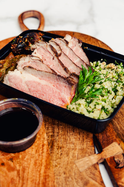 Tare Dressed Flank Steak, Citrus Rice & Bok Choy