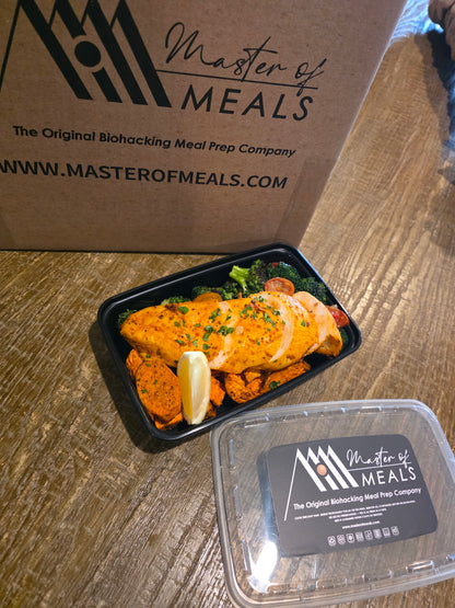 Lemon-Oregano Chicken, Sweet Potato & Broccoli