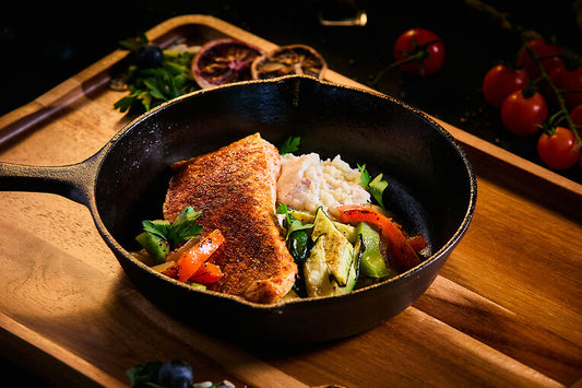Salmon w/Cauliflower Mashed