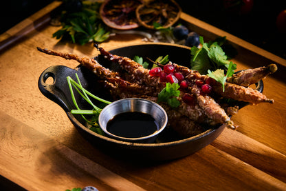 Miso Carrots w/Pomegranate Molasses