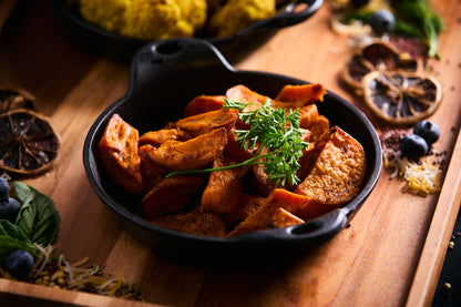 Side Of Maple Roasted Sweet Potatoes