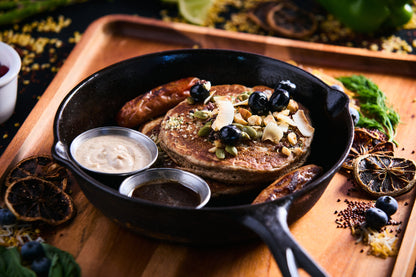 Blueberry Hazelnut Power Pancakes