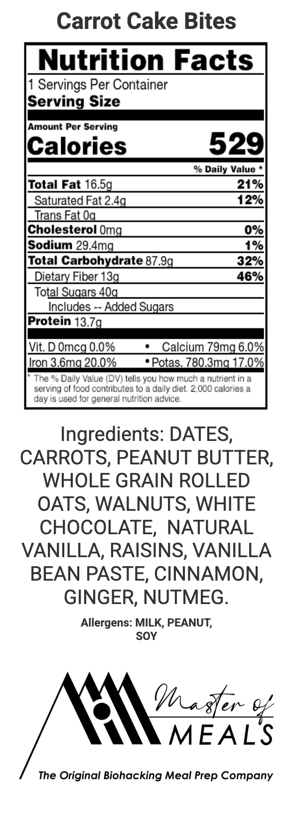 Carrot Cake Bites