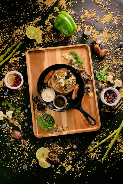 Blueberry Hazelnut Power Pancakes