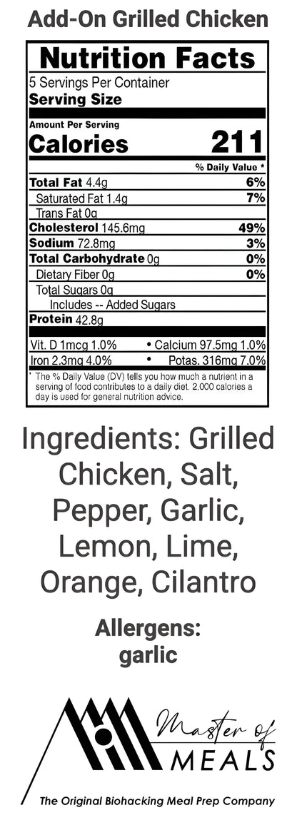 Add-On Chicken Breast (5oz)