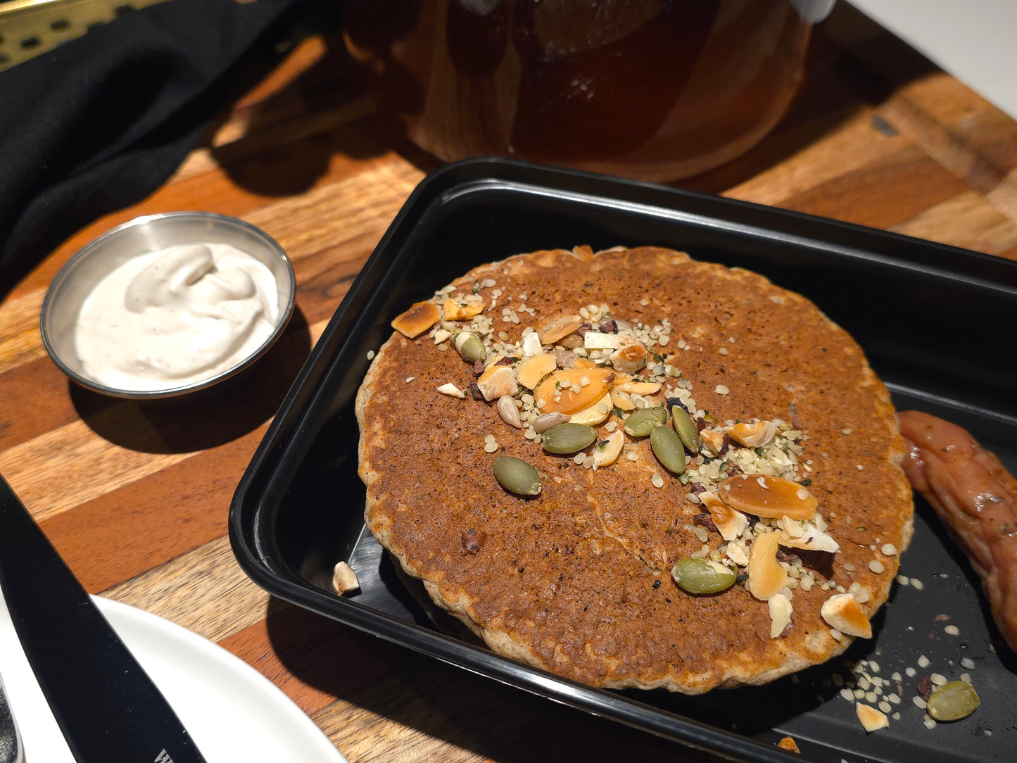 Blueberry Hazelnut Power Pancakes