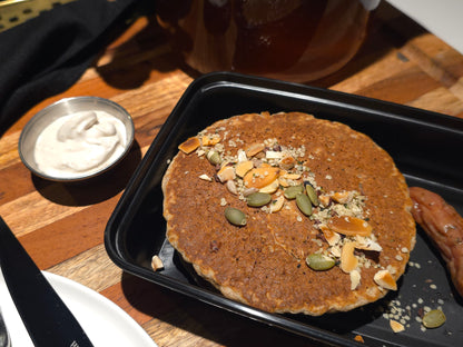 Blueberry Hazelnut Power Pancakes