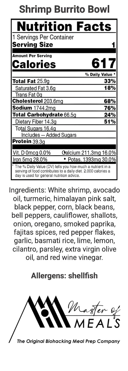 Shrimp Burrito Bowl